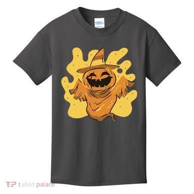 Halloween Pumpkin Witch Kids T-Shirt