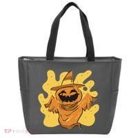 Halloween Pumpkin Witch Tote Bag thumb 0