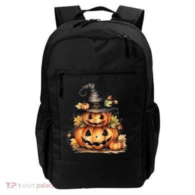 Halloween Pumpkin Witch Fall Autumn Illustration Backpack