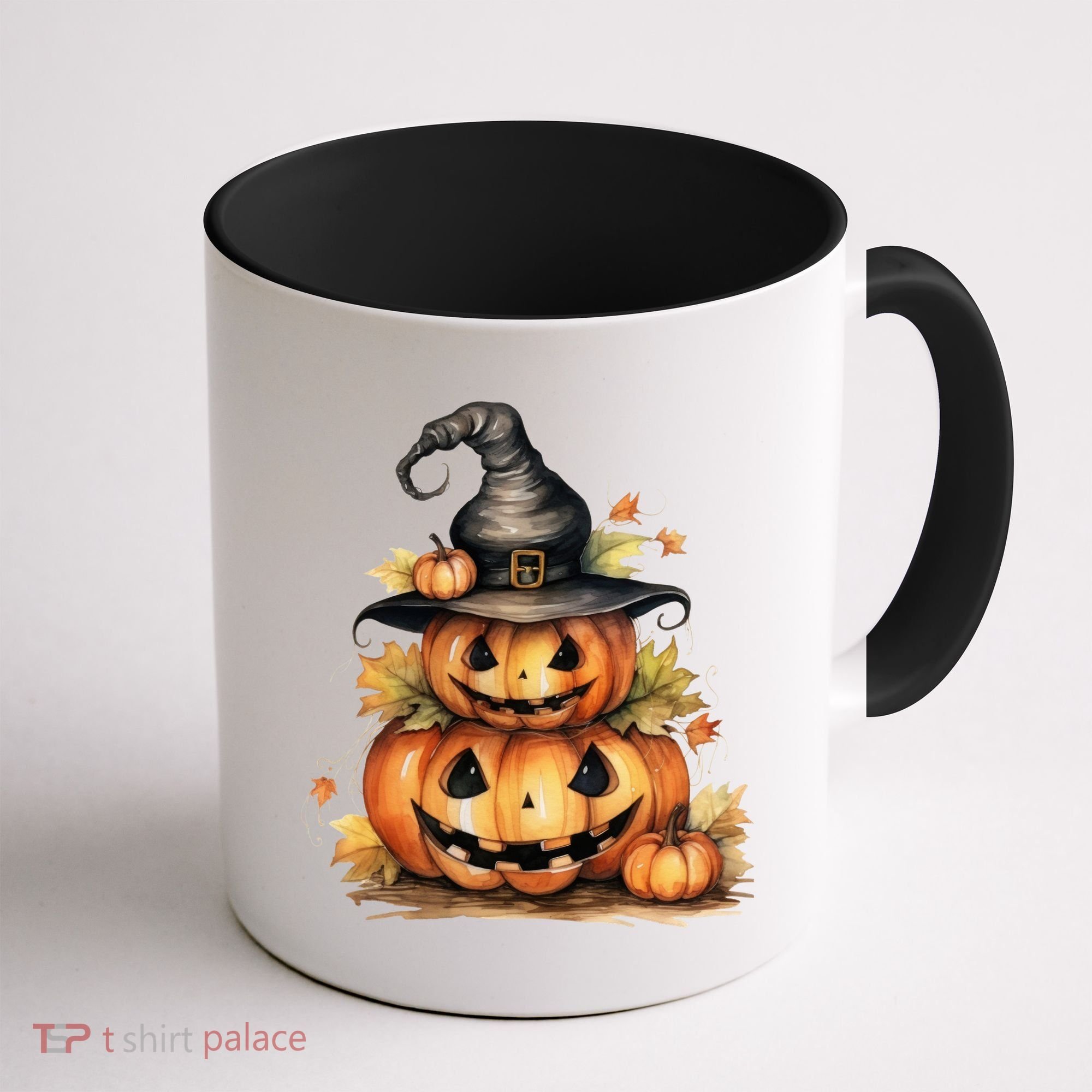 Halloween Pumpkin Witch Fall Autumn Illustration Coffee Mug
