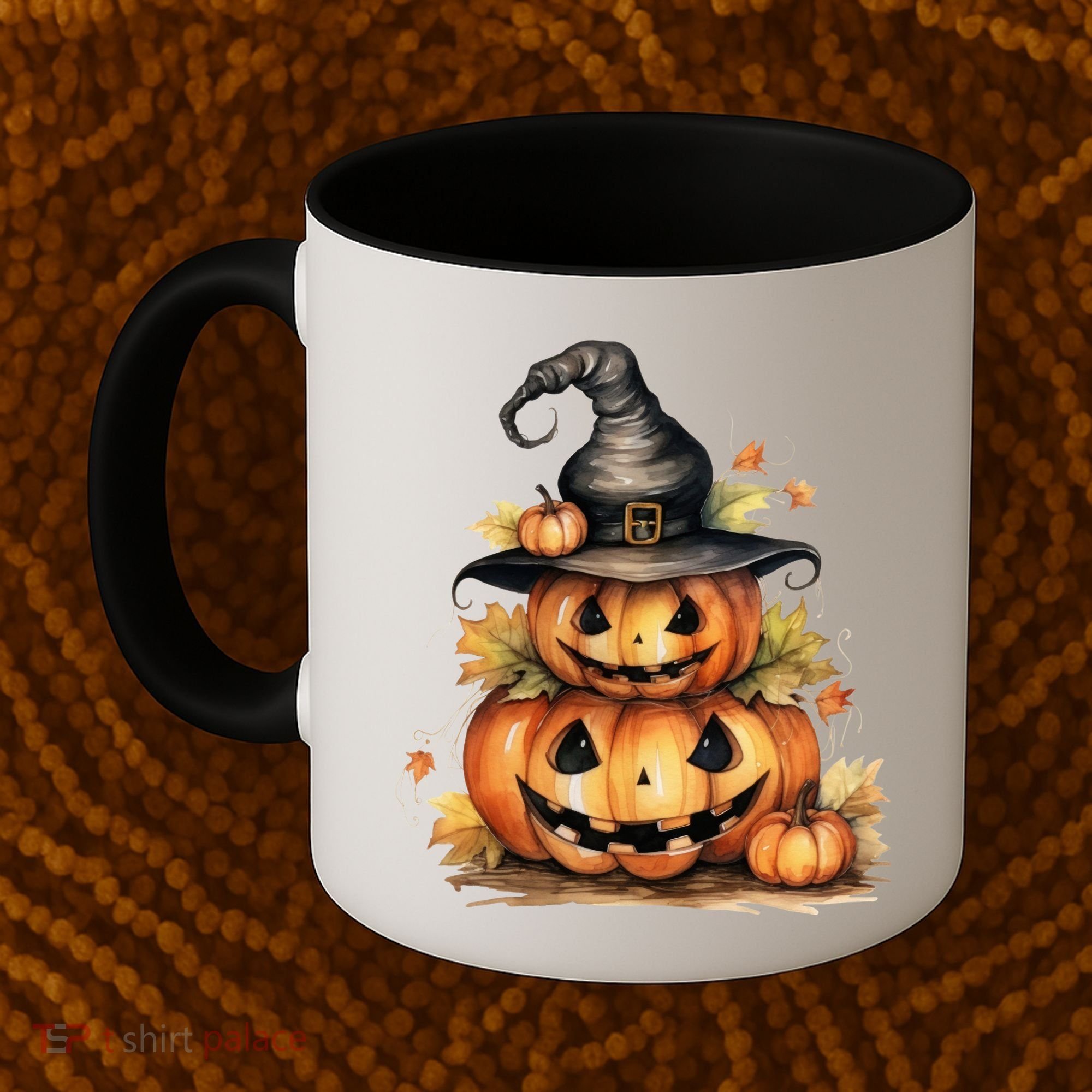 Halloween Pumpkin Witch Fall Autumn Illustration Coffee Mug