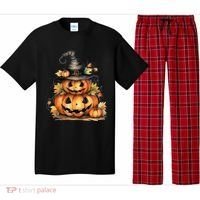 Halloween Pumpkin Witch Fall Autumn Illustration Pajama Set thumb 0