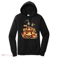 Halloween Pumpkin Witch Fall Autumn Illustration Women's Hoodie thumb 0