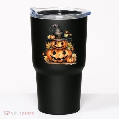 Halloween Pumpkin Witch Fall Autumn Illustration Tumbler