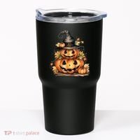 Halloween Pumpkin Witch Fall Autumn Illustration Tumbler thumb 0