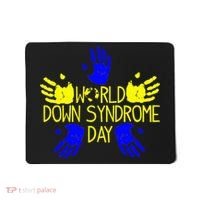 Hand Print World Down Syndrome Day funny cancer Mousepad thumb 0