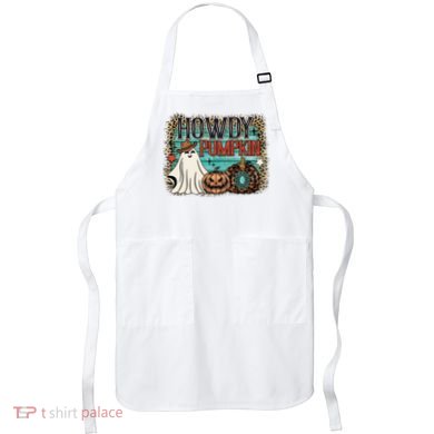 Howdy Pumpkin Western Halloween Spooky Season Apron