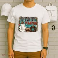 Howdy Pumpkin Western Halloween Spooky Season T-Shirt thumb 6