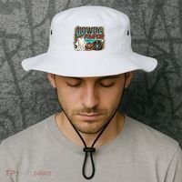 Howdy Pumpkin Western Halloween Spooky Season Bucket Hat thumb 2