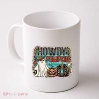 Howdy Pumpkin Western Halloween Spooky Season Coffee Mug thumb 0