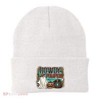 Howdy Pumpkin Western Halloween Spooky Season Beanie thumb 0
