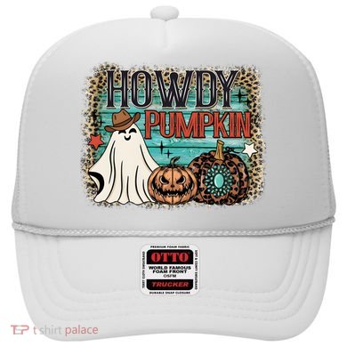 Howdy Pumpkin Western Halloween Spooky Season Hat