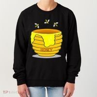 Honey Pot With Honey Bees Women's Sweatshirt thumb 0