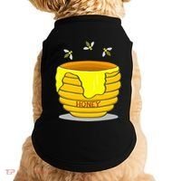Honey Pot With Honey Bees Doggie Tank thumb 0