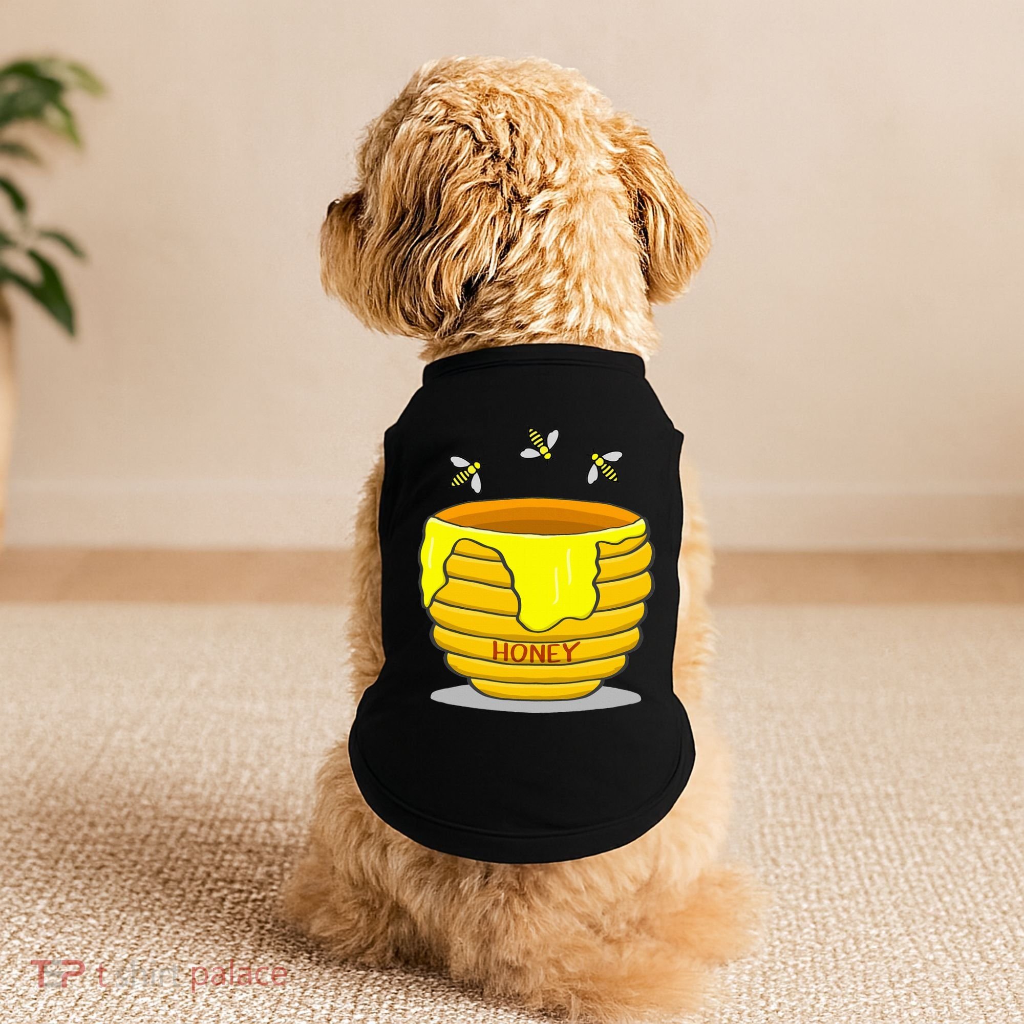 Honey Pot With Honey Bees Doggie Tank