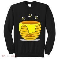 Honey Pot With Honey Bees Sweatshirt thumb 0