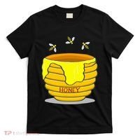 Honey Pot With Honey Bees T-Shirt thumb 0