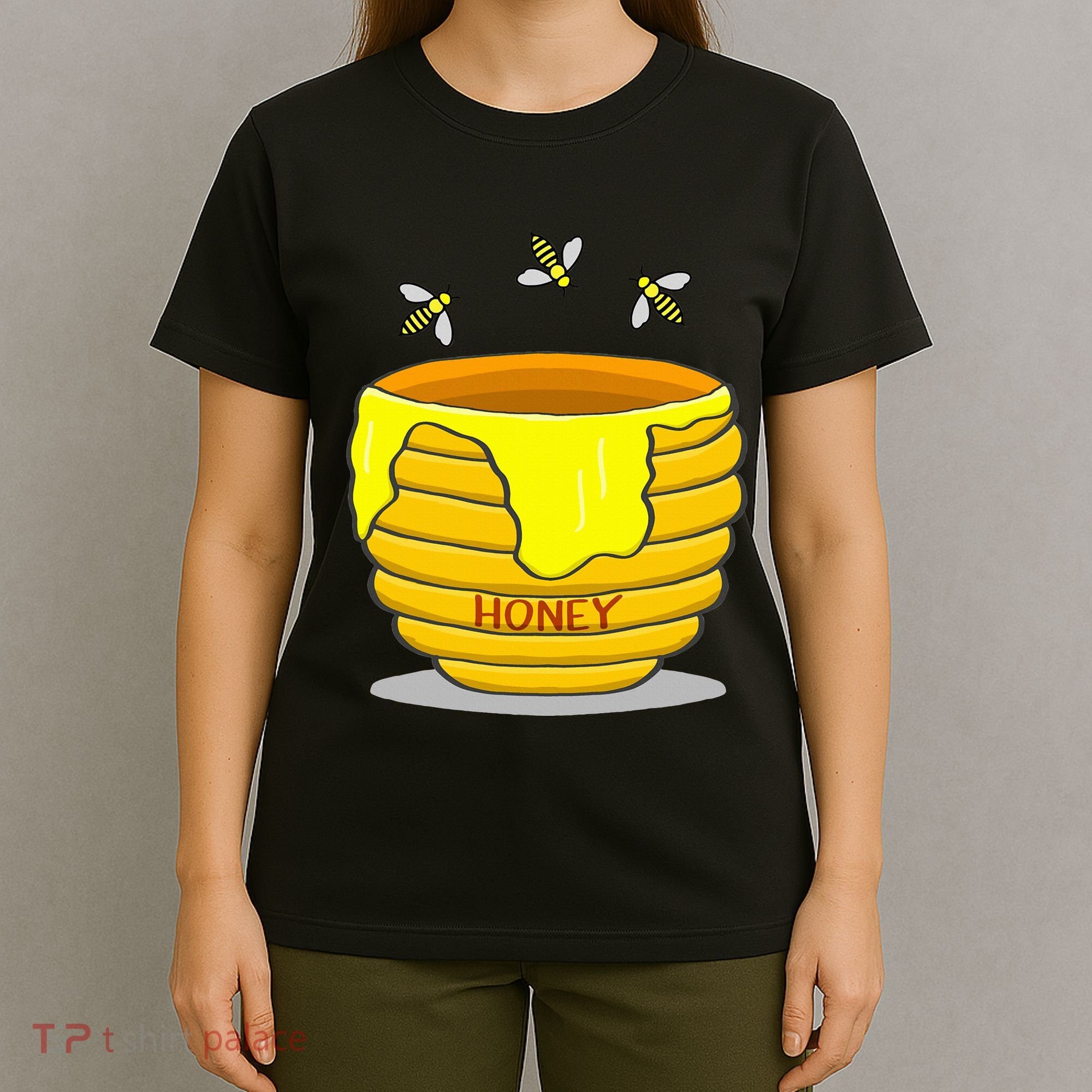 Honey Pot With Honey Bees T-Shirt