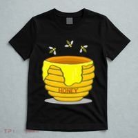 Honey Pot With Honey Bees T-Shirt thumb 5