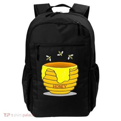 Honey Pot With Honey Bees Backpack