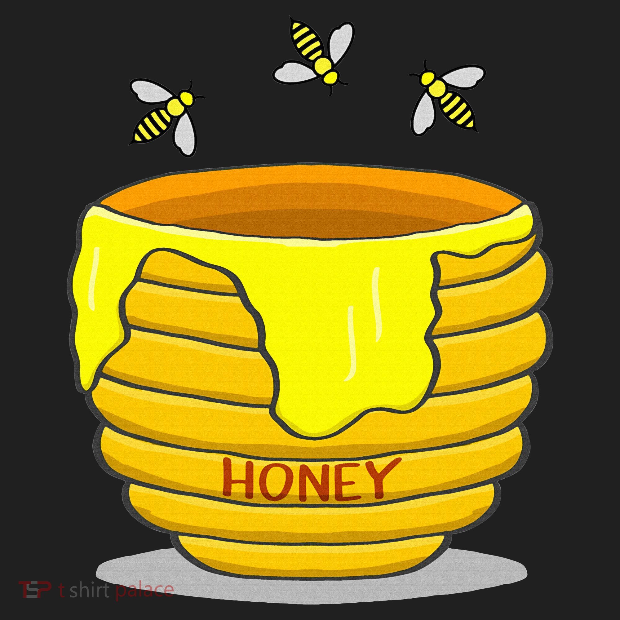 Honey Pot With Honey Bees Beanie