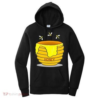 Honey Pot With Honey Bees Women's Hoodie