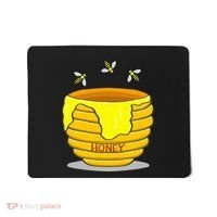 Honey Pot With Honey Bees Mousepad thumb 0