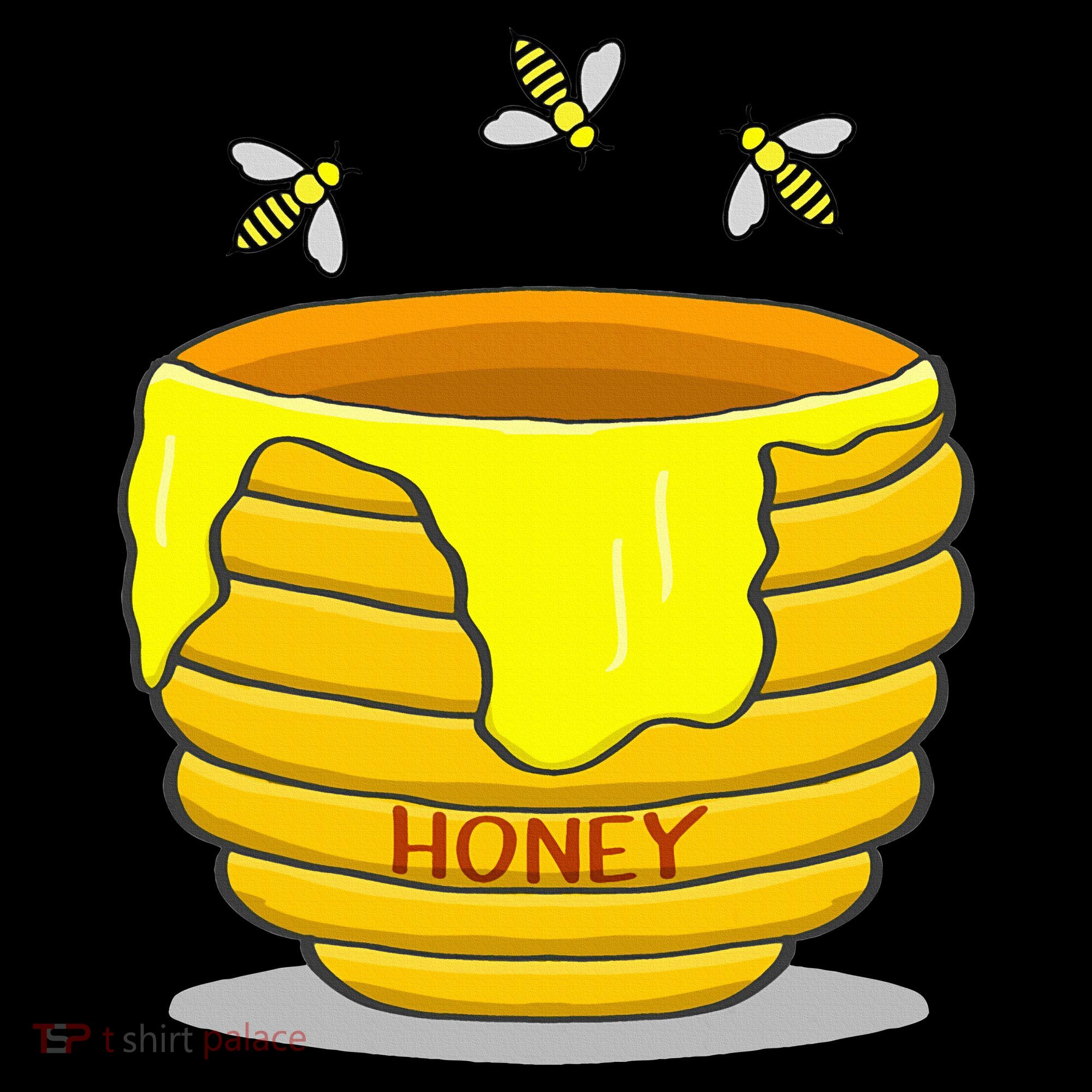 Honey Pot With Honey Bees Ornament