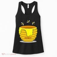 Honey Pot With Honey Bees Women's Tank Top thumb 0