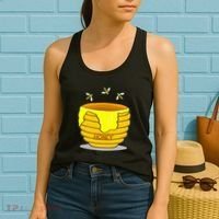 Honey Pot With Honey Bees Women's Tank Top thumb 2