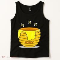 Honey Pot With Honey Bees Tank Top thumb 2