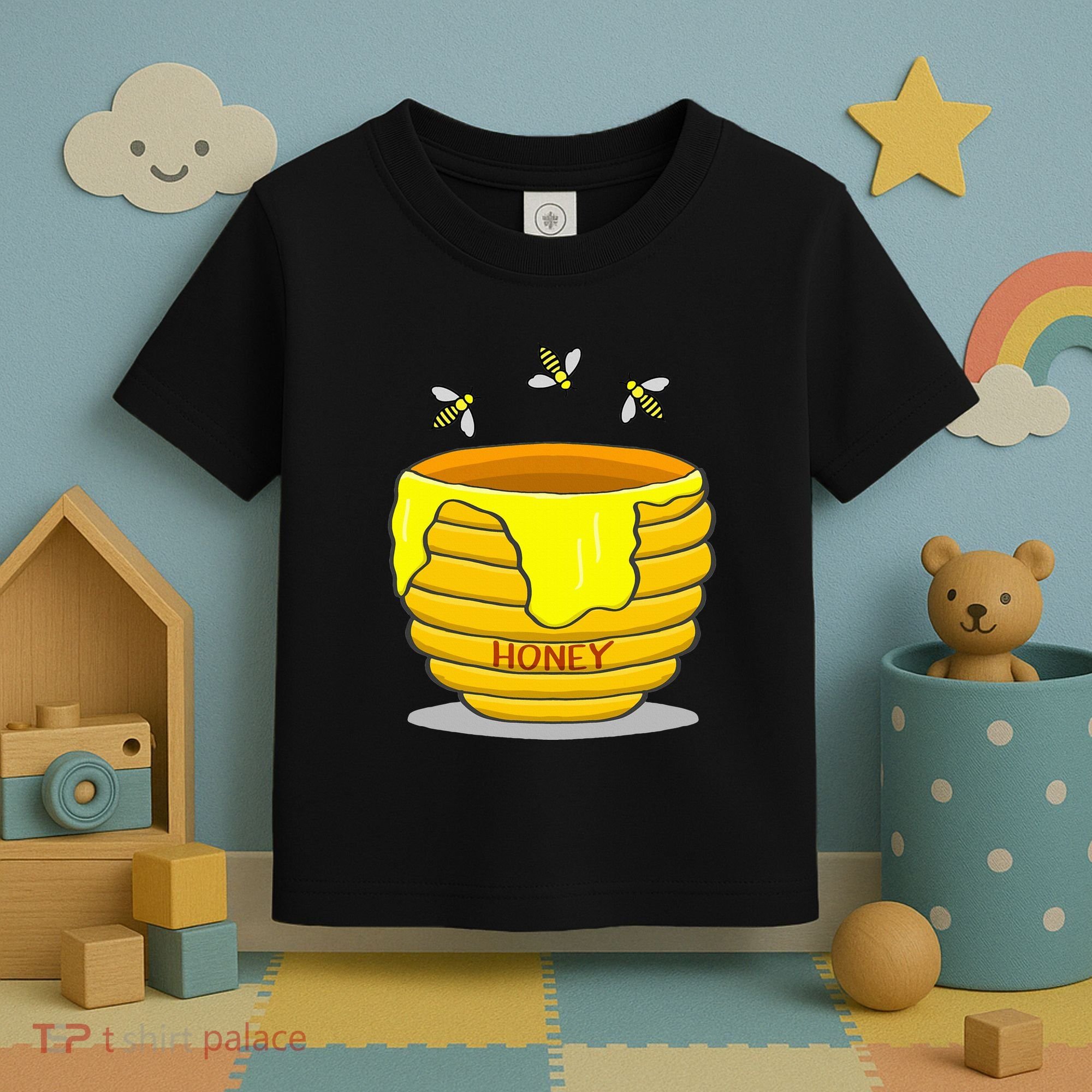 Honey Pot With Honey Bees Toddler T-Shirt