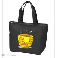 Honey Pot With Honey Bees Tote Bag thumb 3