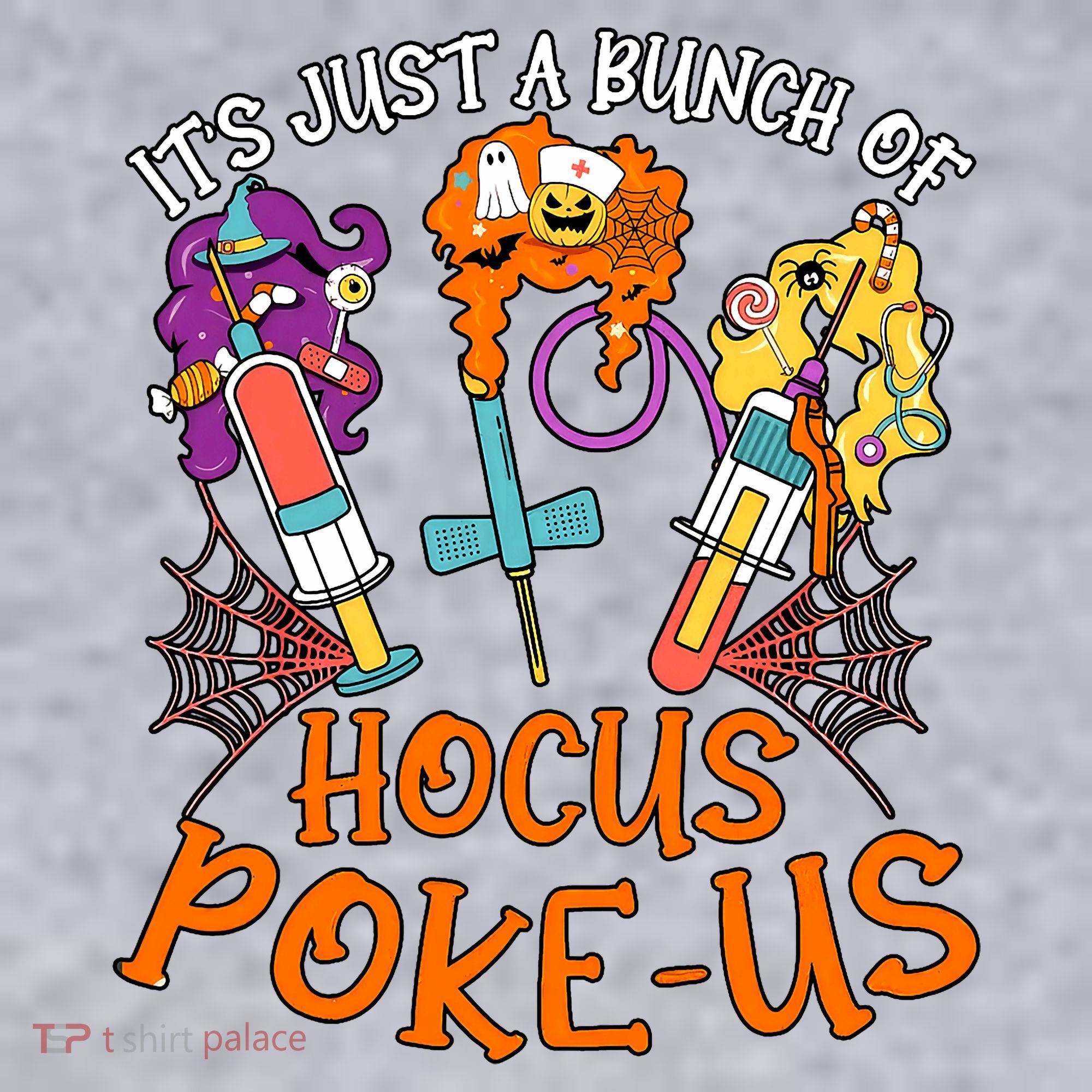 Hocus Pokeus Witch Nurse Halloween Medical Lab Tech Spooky Women's Sweatshirt