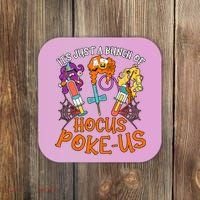 Hocus Pokeus Witch Nurse Halloween Medical Lab Tech Spooky Coaster thumb 0