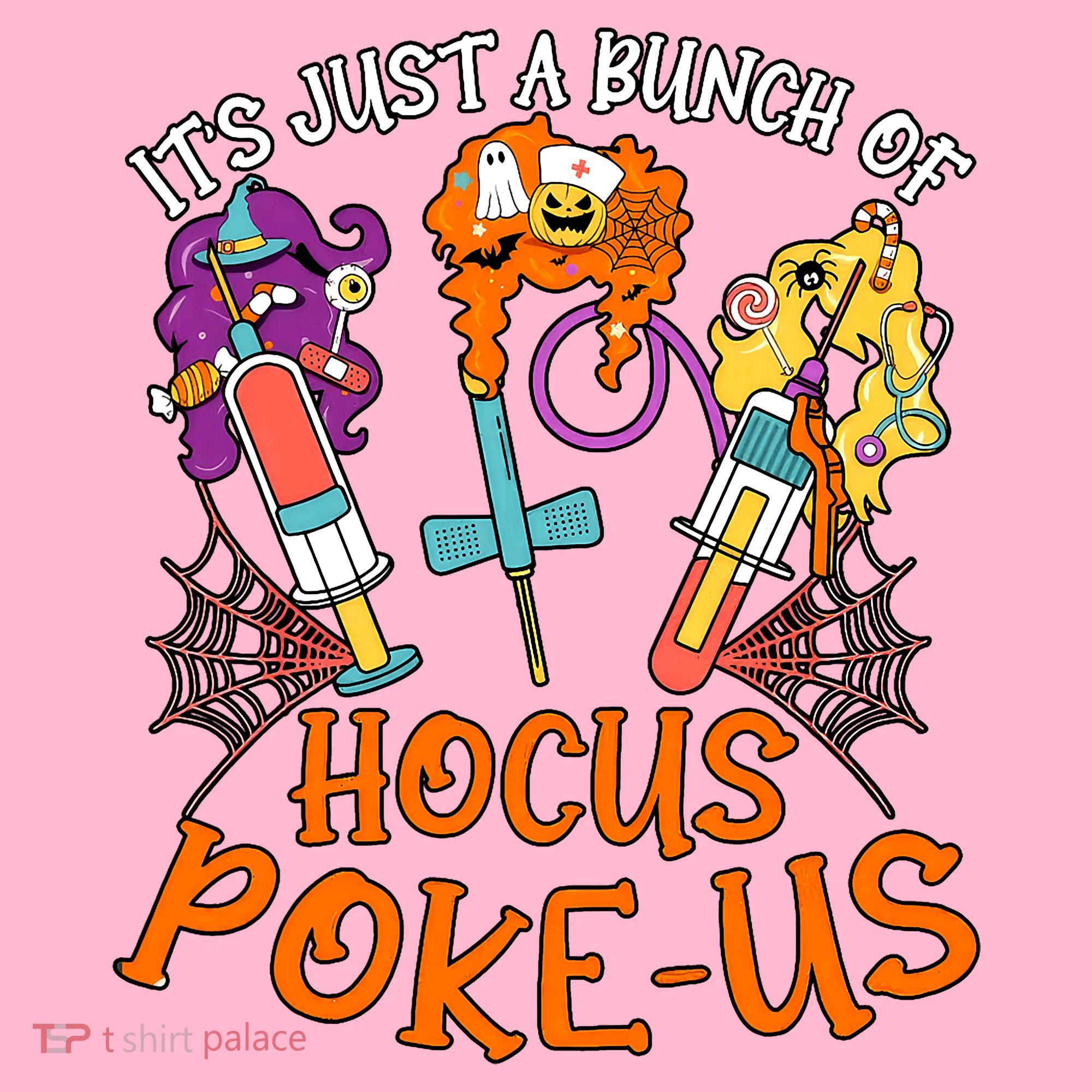 Hocus Pokeus Witch Nurse Halloween Medical Lab Tech Spooky Coaster