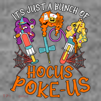Hocus Pokeus Witch Nurse Halloween Medical Lab Tech Spooky Toddler Hoodie thumb 2