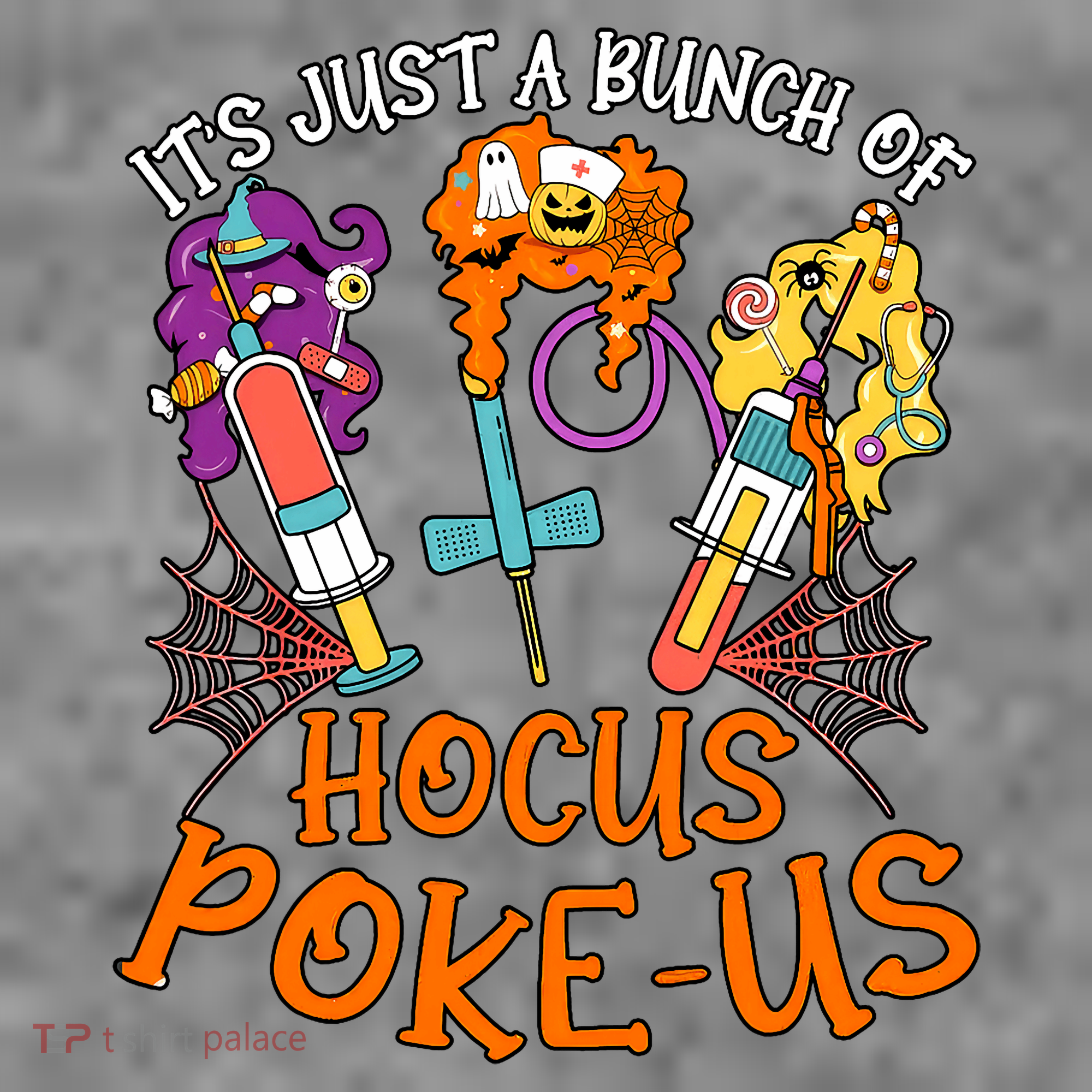Hocus Pokeus Witch Nurse Halloween Medical Lab Tech Spooky Toddler Hoodie