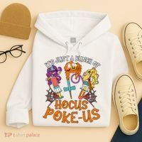 Hocus Pokeus Witch Nurse Halloween Medical Lab Tech Spooky Hoodie thumb 4