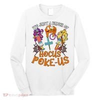 Hocus Pokeus Witch Nurse Halloween Medical Lab Tech Spooky Long Sleeve Shirt thumb 0