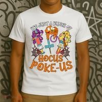 Hocus Pokeus Witch Nurse Halloween Medical Lab Tech Spooky T-Shirt thumb 3