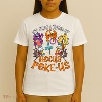 Hocus Pokeus Witch Nurse Halloween Medical Lab Tech Spooky T-Shirt thumb 4