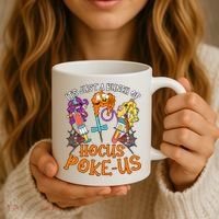 Hocus Pokeus Witch Nurse Halloween Medical Lab Tech Spooky Coffee Mug thumb 3