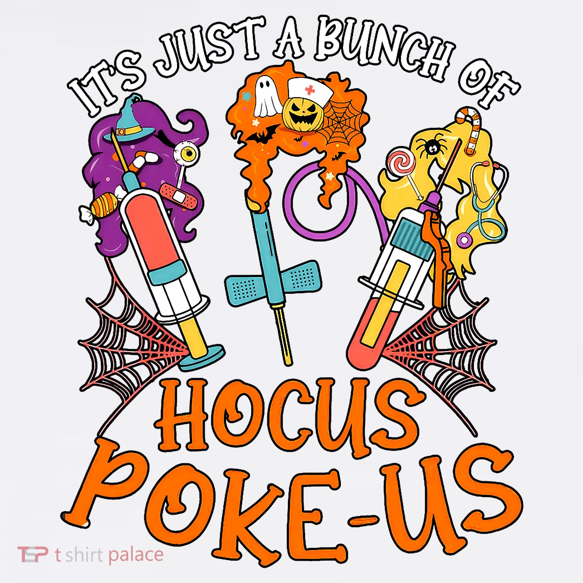 Hocus Pokeus Witch Nurse Halloween Medical Lab Tech Spooky Women's Hoodie
