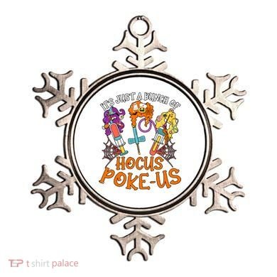 Hocus Pokeus Witch Nurse Halloween Medical Lab Tech Spooky Ornament