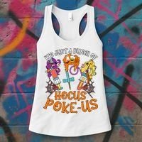 Hocus Pokeus Witch Nurse Halloween Medical Lab Tech Spooky Women's Tank Top thumb 3
