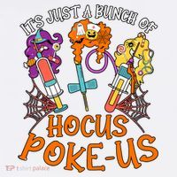Hocus Pokeus Witch Nurse Halloween Medical Lab Tech Spooky Women's Tank Top thumb 5