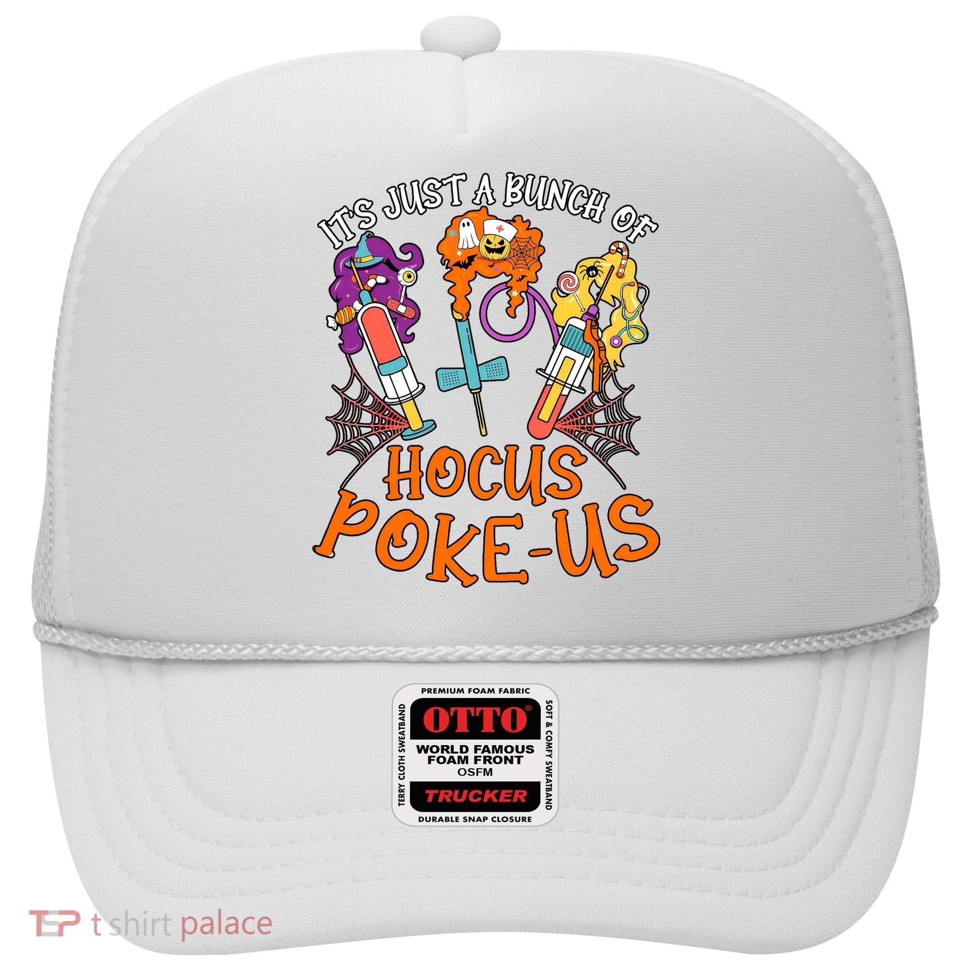 Hocus Pokeus Witch Nurse Halloween Medical Lab Tech Spooky Hat