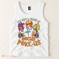 Hocus Pokeus Witch Nurse Halloween Medical Lab Tech Spooky Tank Top thumb 2