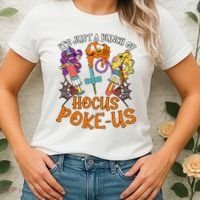 Hocus Pokeus Witch Nurse Halloween Medical Lab Tech Spooky Women's T-Shirt thumb 2